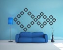Damask Wall Pattern Decal Modern Vinyl Art Stickers